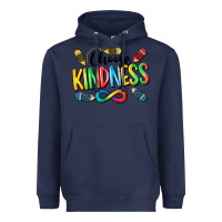 Navy Chose Kindness Autism Heavyweight Hoodie - CowGirlArtShop