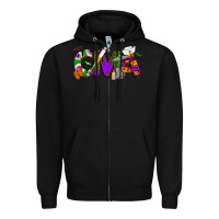 Black Halloween CMA Certified Medical Assistant Zipper Hoodie - NancyCooperArtShop