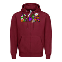 Burgundy Halloween CMA Certified Medical Assistant Zipper Hoodie - NancyCooperArtShop