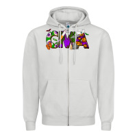 Dove Grey Halloween CMA Certified Medical Assistant Zipper Hoodie - NancyCooperArtShop