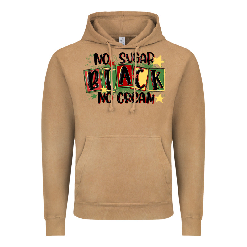 No Sugar Black No Cream Vintage Hoodie by MaliasSmallBusiness | Teevron