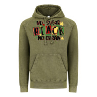 Vintage Olive no sugar black no cream Vintage Hoodie - MaliasSmallBusiness