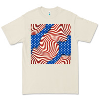 Bone american flag seamless pattern Premium Tee - BundleAndBundleShop