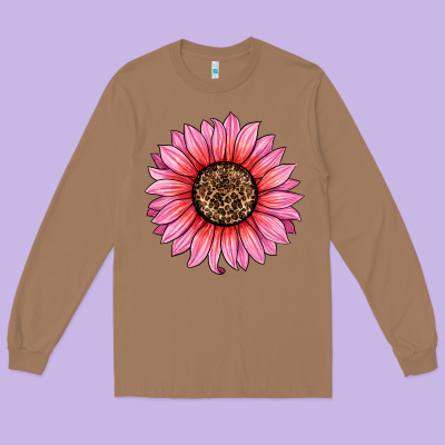 Valentines Day Sunflower Long Sleeve Tee Designed By Ranaportraitstore