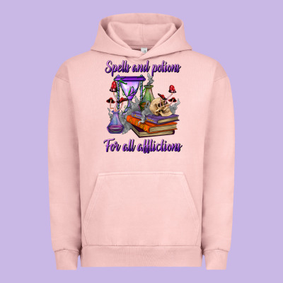 Spells And Potions For All Afflictions Urban Hoodie Designed By Bundleandbundleshop