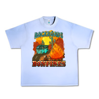 Grape Ice backroads and bonfire Urban Heavy Tee - NancyCooperArtShop
