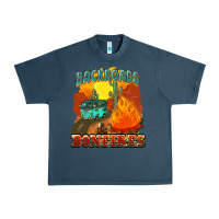 Midnight Navy backroads and bonfire Urban Heavy Tee - NancyCooperArtShop