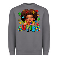 Storm autism afro girl Heavyweight Sweatshirt - LillyAllenDesigns