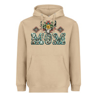 Mushroom Mom with Cow skull Mother's Day Heavyweight Hoodie - CowGirlArtShop