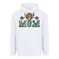 White Mom with Cow skull Mother's Day Heavyweight Hoodie - CowGirlArtShop