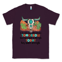 Plum i do not and will not fear tomorrow Classic Tee - MaliasSmallBusiness