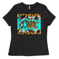 Black howdy Ladies Tee - JahusDesignShop