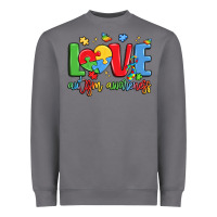 Storm love autism awareness Heavyweight Sweatshirt - LillyAllenDesigns
