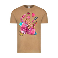 Vintage Camel pink nail art hand Vintage Tee - NancyCooperArtShop