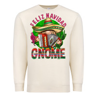 Sandshell Feliz Navidad gnome Mexico Premium Sweatshirt - HowdyJamesFarm