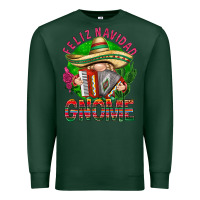 Sports Green Feliz Navidad gnome Mexico Premium Sweatshirt - HowdyJamesFarm