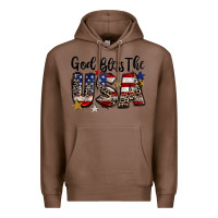 Chestnut god bless the usa Premium Hoodie - CowGirlArtShop