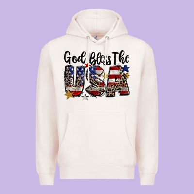 God Bless The Usa Premium Hoodie Designed By Cowgirlartshop