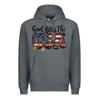 Rock god bless the usa Premium Hoodie - CowGirlArtShop