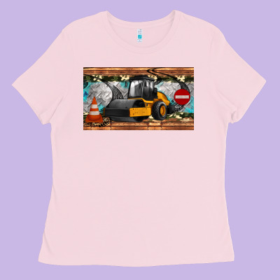 Steam Roller Sippy Cup Ladies Tee Designed By Artiststas