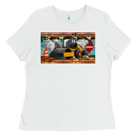 White steam roller sippy cup Ladies Tee - Artiststas
