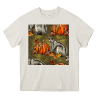 Squirrel Pumpkin Seamless Heavy Core Tee | Teevron