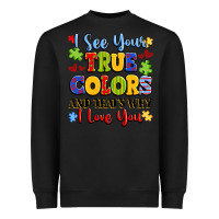 Black colorful love message Heavyweight Sweatshirt - LillyAllenDesigns