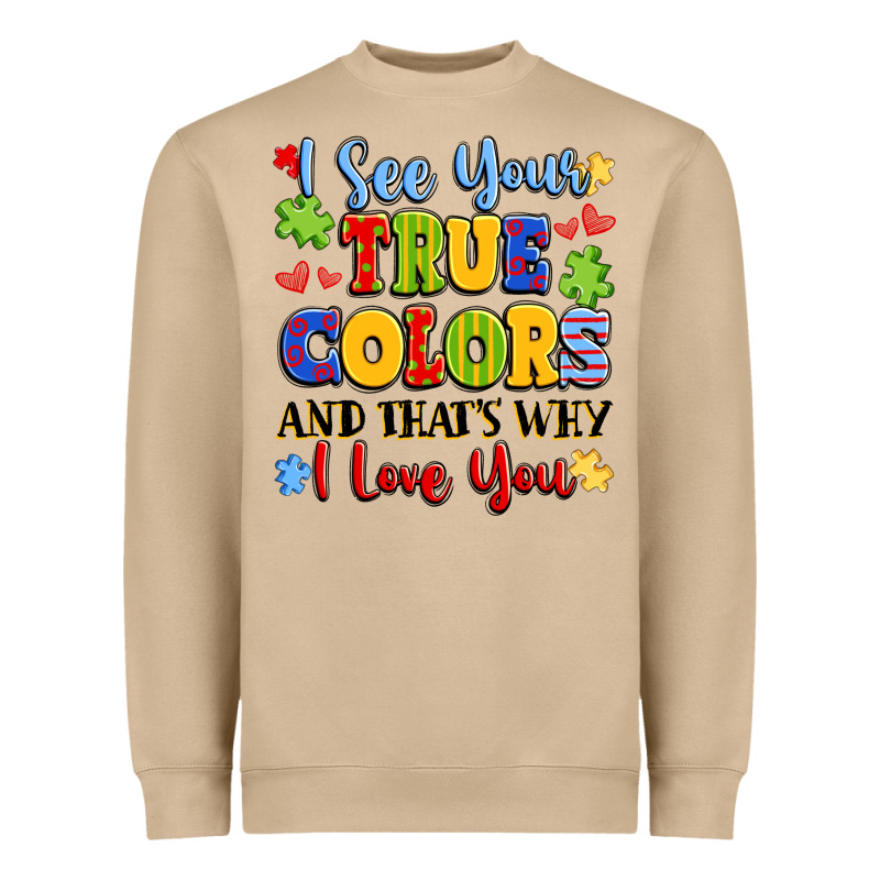 Colorful Love Message Heavyweight Sweatshirt by LillyAllenDesigns | Teevron