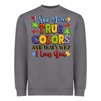 Storm colorful love message Heavyweight Sweatshirt - LillyAllenDesigns