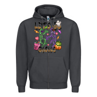 Smoke Let's go ghouls Zipper Hoodie - NancyCooperArtShop