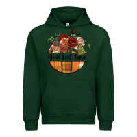Forest Green preview customize floral pumpkin Urban Hoodie - BundleAndBundleShop