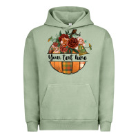 Pigment Oil Green preview customize floral pumpkin Urban Hoodie - BundleAndBundleShop
