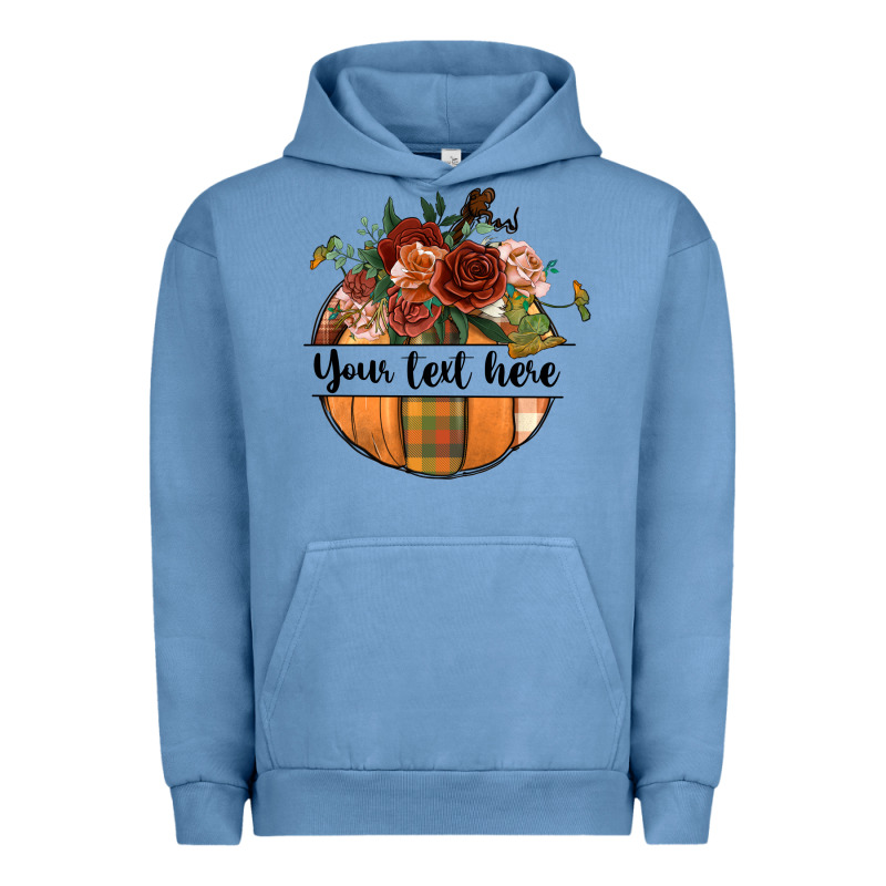 Preview Customize Floral Pumpkin Urban Hoodie by BundleAndBundleShop | Teevron