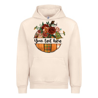 Sandshell preview customize floral pumpkin Urban Hoodie - BundleAndBundleShop