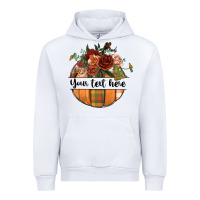 White preview customize floral pumpkin Urban Hoodie - BundleAndBundleShop