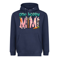Navy One hoppy Mimi Easter Day Heavyweight Hoodie - HowdyJamesFarm