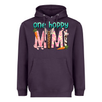 Plum One hoppy Mimi Easter Day Heavyweight Hoodie - HowdyJamesFarm