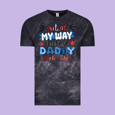Out Of My Wat ı Get My Daddy Back Today Vintage Tee Designed By Maliassmallbusiness