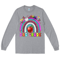 Heather Grey 3 rd grade Long Sleeve Tee - BundleAndBundleShop