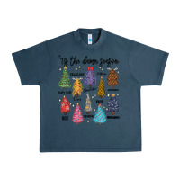 Midnight Navy tis the damn season music Urban Heavy Tee - MaliasSmallBusiness