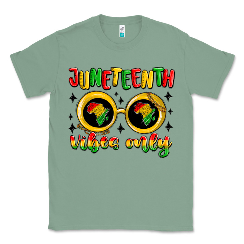 Juneteenth Vibes Only Classic Tee by MaliasSmallBusiness | Teevron
