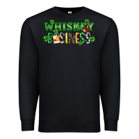 Black Whiskey business St. Patrick's Day Premium Sweatshirt - CowGirlArtShop