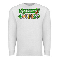 Oatmeal Heather Whiskey business St. Patrick's Day Premium Sweatshirt - CowGirlArtShop