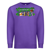 Purple Whiskey business St. Patrick's Day Premium Sweatshirt - CowGirlArtShop