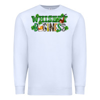 White Whiskey business St. Patrick's Day Premium Sweatshirt - CowGirlArtShop