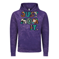 Cloud Purple just mom it cowhide turquoise Vintage Hoodie - Jasminsmagicworld