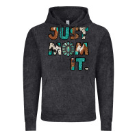 Vintage Black just mom it cowhide turquoise Vintage Hoodie - Jasminsmagicworld