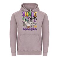 Vintage Zinc shake your tail feather mardi gras Vintage Hoodie - MaliasSmallBusiness