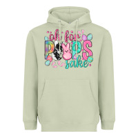 Matcha Oh for peeps sake cowhide Easter Day Heavyweight Hoodie - HowdyJamesFarm