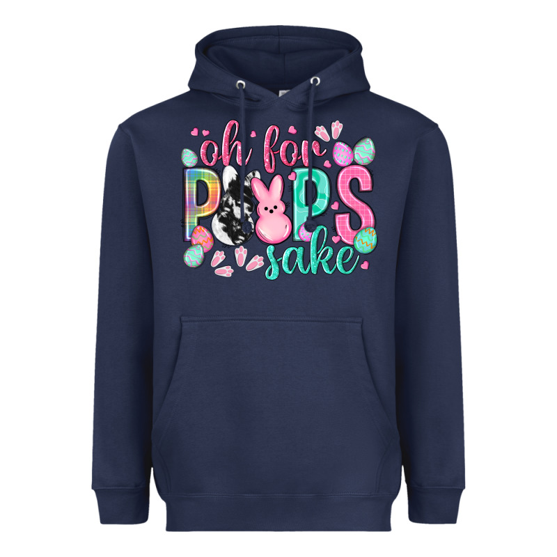 Oh For Peeps Sake Cowhide Easter Day Heavyweight Hoodie by HowdyJamesFarm | Teevron